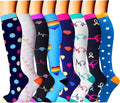 Women's & Men's Knee-High Compression Socks – 15–20 mmHg, 1 Pair