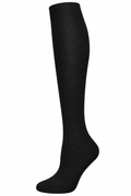 Black knee-high copper compression sock
