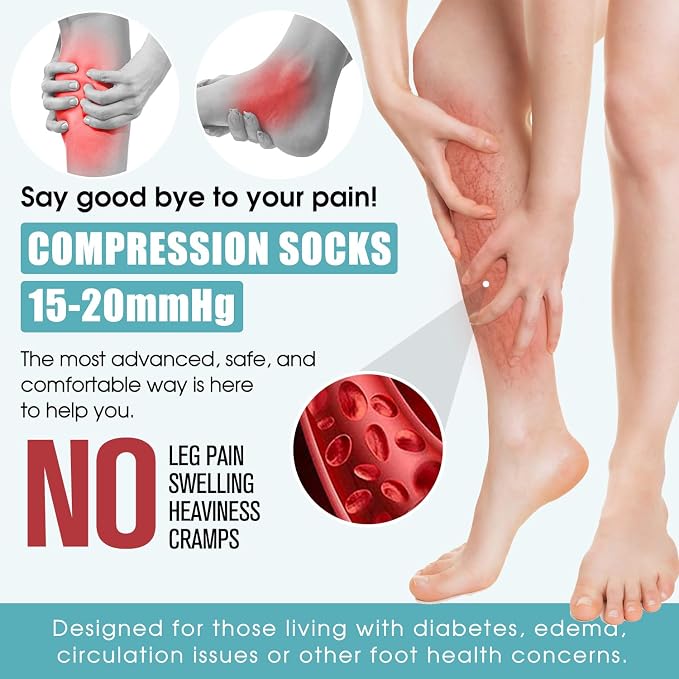 Compression Socks for Women & Men – Graduated Support for Running & Sports