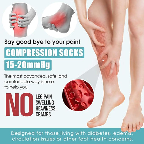 Compression Socks for Women & Men – Graduated Support for Running & Sports